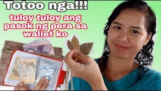 PAMPASWERTE sa Wallet para tuloy tuloy ang pasok ng PERA  DAHON NG LAUREL [upl. by Avahc]