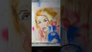 Painting a portrait in acrylics MASTERCLASS Link in comments 🎨 [upl. by Kreager]