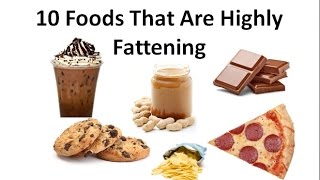 10 Foods That Are Highly Fattening  Foods to gain weight safely [upl. by Gader]