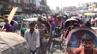 Dhaka Bangladesh in HD by electric rickshaw [upl. by Acila]