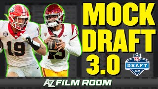 2024 NFL Mock Draft 30 4 Rounds with Trades [upl. by Brom822]