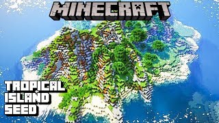 NEW Tropical Island SEED Minecraft 116 [upl. by Ahsieit]