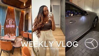 WEEKLY VLOG Getting a Mercedes Benz lunch date with Zizi Moloko updated skincare routine [upl. by Tartan]