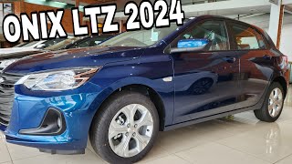 NOVO ONIX LTZ 10 TURBO AT 2024 CONHEÇA A VERSÃO MAIS VENDIDA EM DETALHES [upl. by Enymzaj]