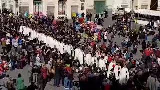 Festa SantAgata a Catania processione per lOfferta della cera [upl. by Dempsey]