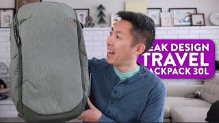 Peak Design Travel Backpack 30L Hands On Review  Accessories  Local Adventurer [upl. by Atterol]