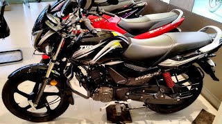 TVS Star City Plus New Model 2024 Black Colour Review Hindi On Road Price starcityplus [upl. by Ataymik]