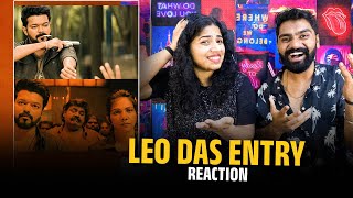 LEO DAS ENTRY SCENE Reaction  LEO thalapathyvijay [upl. by Bricker]