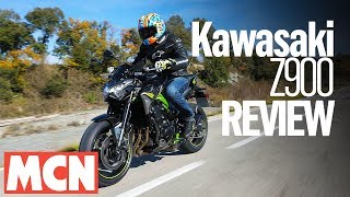 Kawasaki Z900 review  MCN  Motorcyclenewscom [upl. by Aihsenak297]