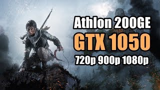 AMD Athlon 200GE GTX 1050 TESTE 9 GAMES [upl. by Murtagh485]