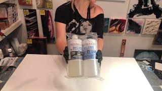 Stone Coat Countertop “Artist Resin” product review [upl. by Octavie]