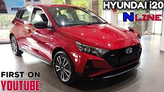 2021 Hyundai i20 N Line Fiery Red Colour detailed ReviewFiery Red Colour looks dope 🔥🔥🔥 [upl. by Diarmid]