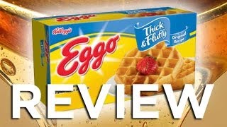 Eggo Thick Fluffy Original Waffles Video Review Freezerburns Ep505 [upl. by Ahsinor]