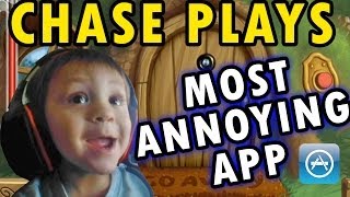 Chase Plays Most Annoying App Ever 2 Year Old Face Cam Do Not Disturb iOS Gameplay [upl. by Douville]