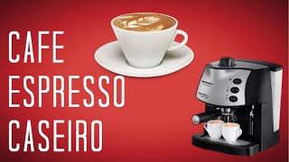 Café expresso na CAFETEIRA MONDIAL PREMIUM  Leite vaporizado [upl. by Drue]