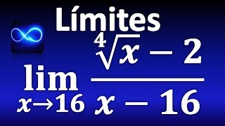 46 Límite con indeterminación 00 racionalización de raíz cuarta [upl. by Drobman511]