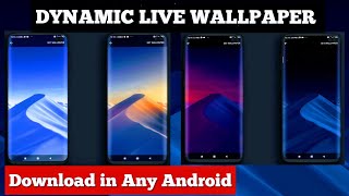 Miui Dynamic Sand Live wallpaper Download Dynamic Live wallpaper in any android mobile [upl. by Triplett]