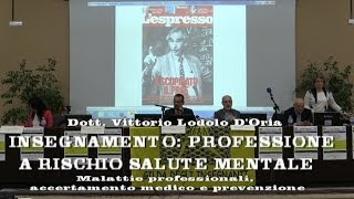 Insegnamento professione a rischio salute mentale [upl. by Fortin]