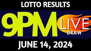 Lotto Result Today 900 pm draw June 14 2024 Friday PCSO LIVE [upl. by Myranda]