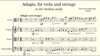 J O Marques Adagio for viola and strings [upl. by Chabot728]