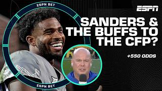 CFB BETTING PICKS 💰 Will Shedeur Sanders amp Colorado make the CFP 550 👀  ESPN BET Live [upl. by Martinson]