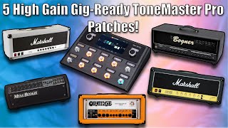 Fender Tonemaster Pro  High Gain Amps Showcase [upl. by Mcgrody836]