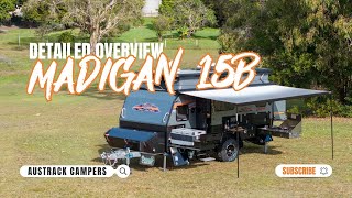 Austrack Campers  Madigan 15B Detailed Overview [upl. by Arukas153]