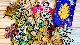 Make Floral COLLAGE FODDER from BOOK PAGES  Junk Journal Embellishment Ideas [upl. by Dominic916]