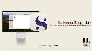 2024 Scrivener Tutorial Scrivener Essentials A Simple Guide to Creating Time Saving Templates [upl. by Gonzales233]