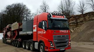 Schwertransport Brechanlage Stingel SBR [upl. by Agna]