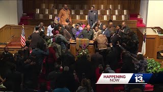 Prayer meeting held for man killed in Hoover mall shooting [upl. by Tildi527]