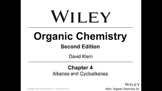 CHM 203 Ch 4 Alkanes and Cycloalkanes [upl. by Tannie]