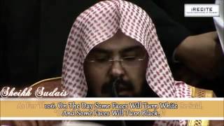 Sheikh Sudais LIVE  Surah Al Imran  Heart Warming Recitation  1080pᴴᴰ [upl. by Soni702]