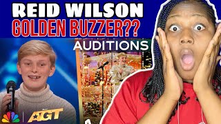 Reid Wilson Receives The GOLDEN BUZZER For quotYou Dont Own Mequot  Auditions  REACTION saygrace [upl. by Lazos403]