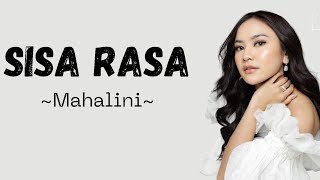 Mahalini  Sisa Rasa Lirik [upl. by Zulch]