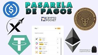 CRYPTO POCKET pasarela de pago en España para criptomonedas tokens y NFT [upl. by Mills]