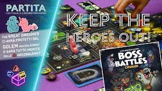 Keep The Heroes Out Espansione Boss Battles italiano  MURASAKI NIGHTS GAMEPLAY [upl. by Repinuj]