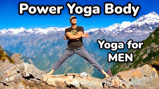 Yoga For Men Best Power Yoga Workout For Strength amp Flexibility [upl. by Sorac]