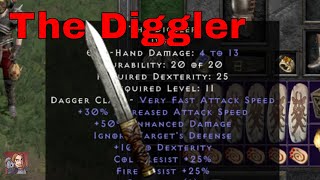 D2R Unique Items  The Diggler Dirk Boogie Nights [upl. by Jammie673]