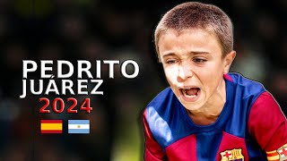 Pedrito Juárez  Crazy Dribbling Skills  Goals amp Assists  FC Barcelona 10 Years Old  New Gem 💎 [upl. by Gnay]