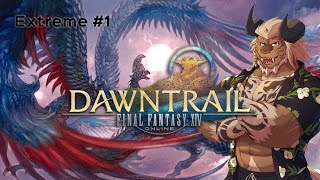 FFXIV Valigarmanda DawnTrail Extreme 1 DRK POV [upl. by Ehman942]