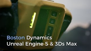 Boston Dynamics robot 4k cinematic render in Unreal Engine 5 and 3Ds Max [upl. by Cadmann442]