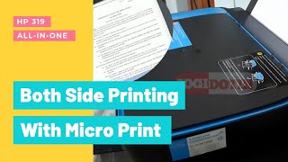 both sided Printing with Micro Print  Micro print ke sath both side print [upl. by Suvart]