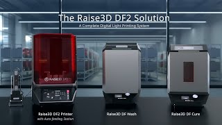 Introduction of Raise3D DF2 Solution Traceable Workflow from Start to Finish [upl. by Gniliem]