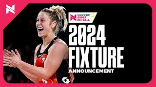 Suncorp Super Netball 2024 Fixture [upl. by Laux]