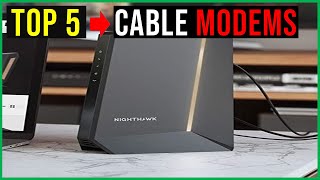 Top 5 Best Cable Modems in 2023  The Best Cable Modems Reviews [upl. by Roberta361]