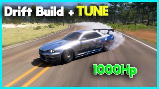 GTR SKYLINE Drift Build Forza Horizon 5  1000Hp drift Monster [upl. by Kliman]