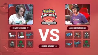 Chuppa Cross vs Alex Gomez  Pokémon 2023 LAIC Round 10 Commentary [upl. by Marentic]