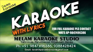 MAAYATHA SNEHAM KARAOKE CHITHRA CHRISTIAN SONG KARAOKE [upl. by Brower]