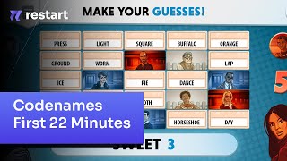 Codenames  22 Minutes of Gameplay on iOS [upl. by Enilecram]